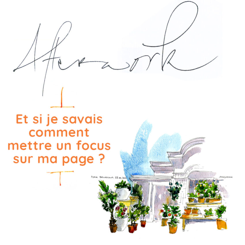 Et si je savais comment mettre un focus sur ma page ? (Cours en vidéo différée)