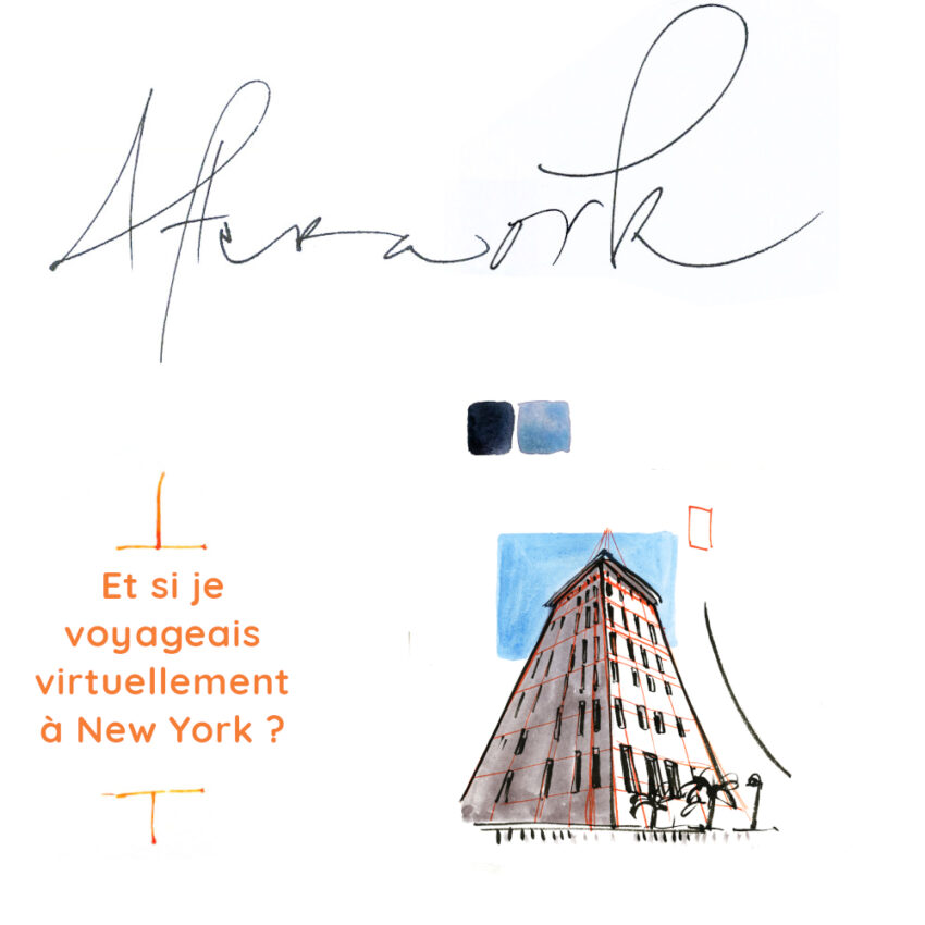 Et si je dessinais virtuellement à New York ? (Cours en vidéo différée)