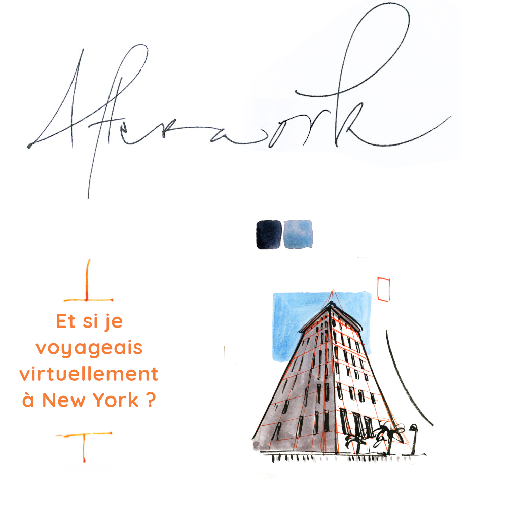 Et si je dessinais virtuellement à New York ? (Cours en vidéo différée)