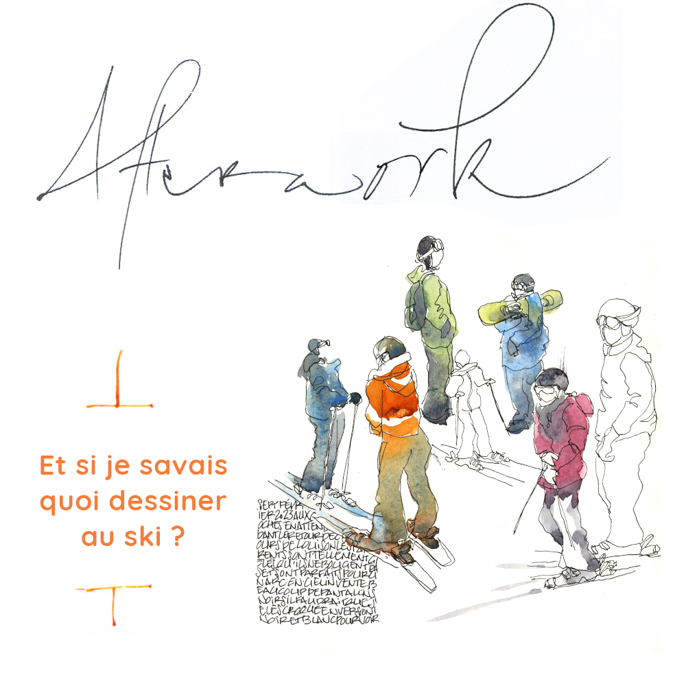 Et si je savais quoi dessiner au ski ? (Cours en vidéo différée)