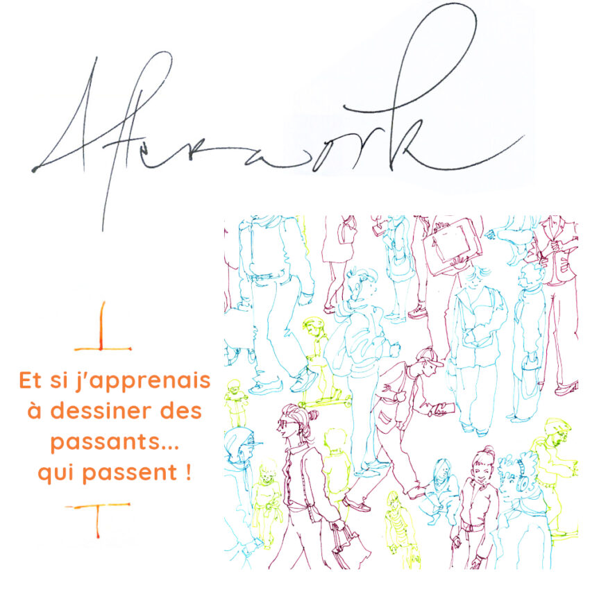 Et si j'apprenais à dessiner des passants... qui passent ! (Cours en vidéo différée)
