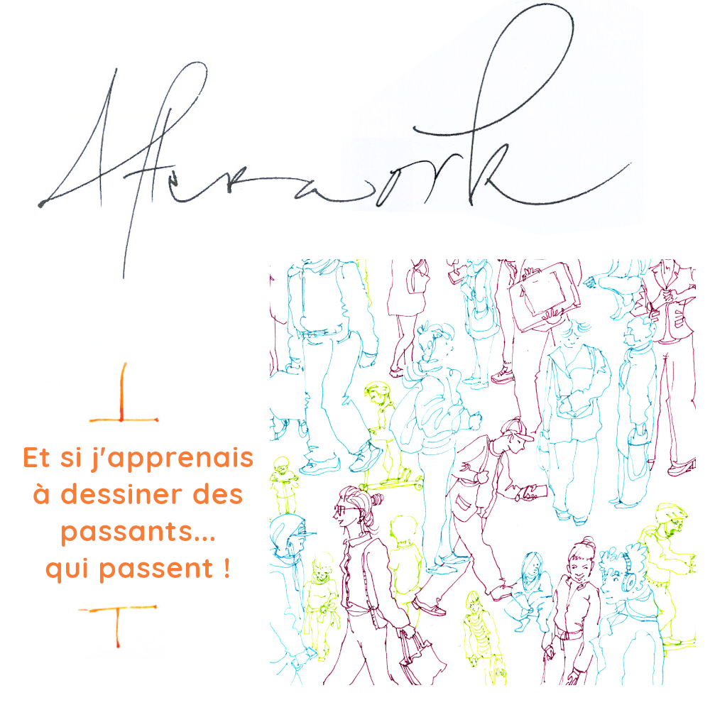 Et si j'apprenais à dessiner des passants... qui passent ! (Cours en vidéo différée)