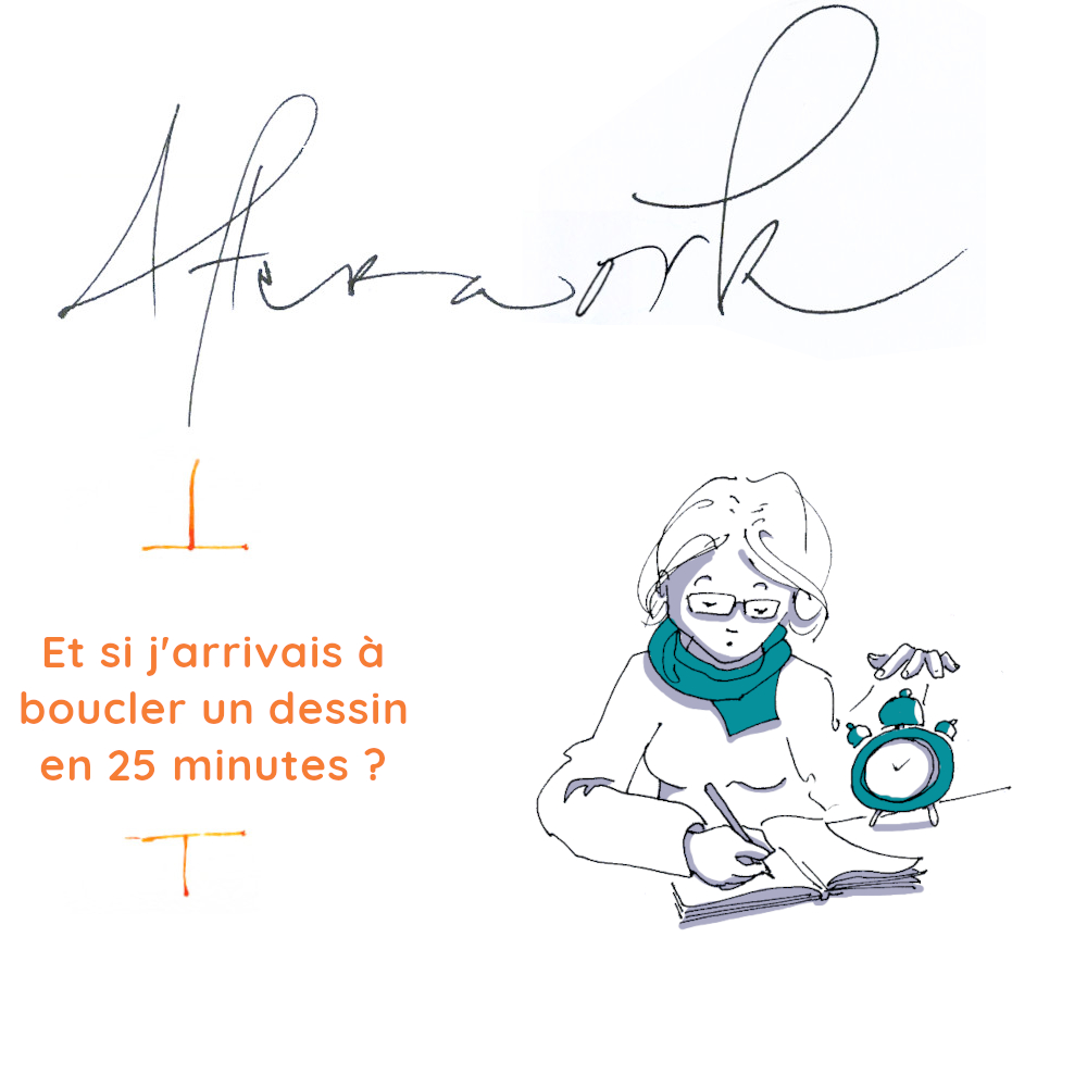 Et si j'arrivais à boucler un dessin en 25 minutes ? (Cours en vidéo différée)